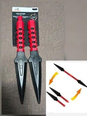 Way to Celebrate! Halloween Ninja Double Daggers Toy With Connectable Handles